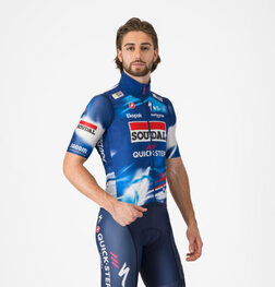 CASTELLI Cyklistická vesta - PRO LIGHT WIND QUICK STEP 2025 - modrá/červená