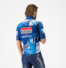 CASTELLI Cyklistická vesta - PRO LIGHT WIND QUICK STEP 2025 - modrá/červená