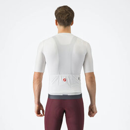 CASTELLI Cyklistický dres s krátkým rukávem - ESPRESSO - bílá