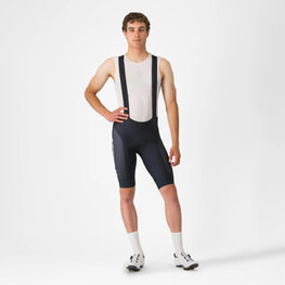 CASTELLI Cyklistické kalhoty krátké s laclem - COMPETIZIONE 2 KIT - černá