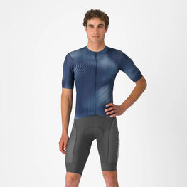 CASTELLI Cyklistické kalhoty krátké s laclem - COMPETIZIONE 2 KIT - šedá