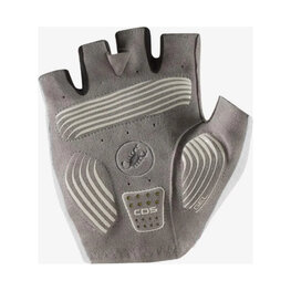 CASTELLI Cyklistické rukavice krátkoprsté - ESPRESSO - bílá