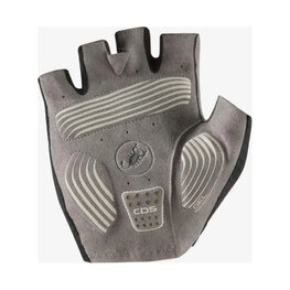 CASTELLI Cyklistické rukavice krátkoprsté - ESPRESSO - černá