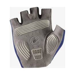 CASTELLI Cyklistické rukavice krátkoprsté - ESPRESSO - modrá