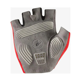 CASTELLI Cyklistické rukavice krátkoprsté - ESPRESSO - červená