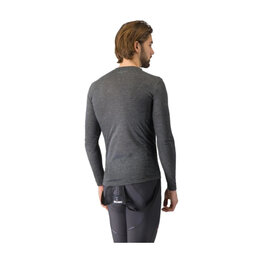 CASTELLI Cyklistické triko s dlouhým rukávem - MEDIO BASE LAYER - šedá