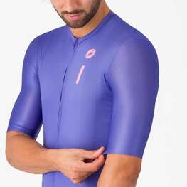 CASTELLI Cyklistický dres s krátkým rukávem - DRITTONE LOGO - modrá