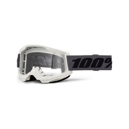 100% SPEEDLAB Cyklistické brýle - STRATA 2 - šedá/bílá