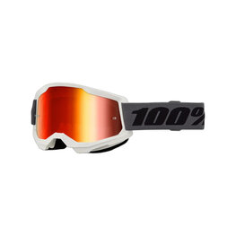 100% SPEEDLAB Cyklistické brýle - STRATA 2 - šedá/bílá