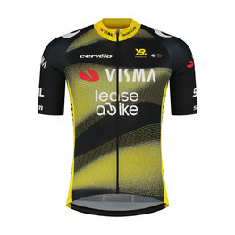 RAPIDGEAR Cyklistický dres s krátkým rukávem - VISMA TDF25 REPLICA JERSEY - žlutá/černá