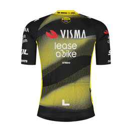 RAPIDGEAR Cyklistický dres s krátkým rukávem - VISMA TDF25 REPLICA JERSEY - žlutá/černá