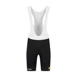 RAPIDGEAR Cyklistické kalhoty krátké s laclem - VISMA TDF25 REPLICA BIBSHORT - černá