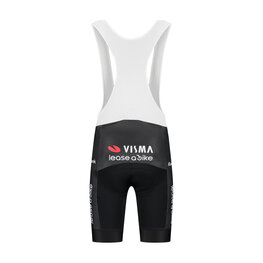 RAPIDGEAR Cyklistické kalhoty krátké s laclem - VISMA TDF25 REPLICA BIBSHORT - černá