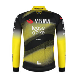 RAPIDGEAR Cyklistický dres s dlouhým rukávem letní - VISMA TDF25 REPLICA JERSEY - žlutá/černá