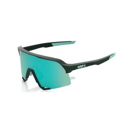 100% SPEEDLAB Cyklistické brýle - S3 - černá/tyrkysová