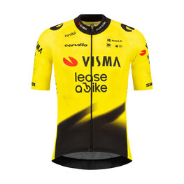 RAPIDGEAR Cyklistický dres s krátkým rukávem - REPLICA VISMA 2026 - žlutá/černá