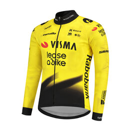 RAPIDGEAR Cyklistický dres s dlouhým rukávem letní - REPLICA VISMA 2026 - žlutá/černá