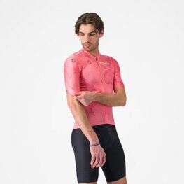 CASTELLI Cyklistický dres s krátkým rukávem - GIRO 108 COMPETIZIONE 3 - růžová