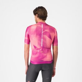 CASTELLI Cyklistický dres s krátkým rukávem - GIRO ESPRESSO - růžová