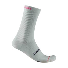 CASTELLI Cyklistické ponožky klasické - GIRO LOGO 18 - bílá