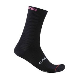CASTELLI Cyklistické ponožky klasické - GIRO LOGO 18 - černá