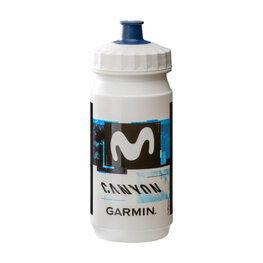 TACX Cyklistická láhev na vodu - MOVISTAR 2025 - bílá/černá