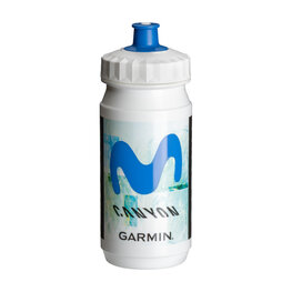 TACX Cyklistická láhev na vodu - MOVISTAR 2026 - bílá/světle modrá