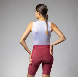 ALÉ Cyklistické kalhoty krátké bez laclu - MAGIC COLOUR PR-E - červená