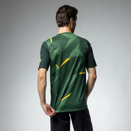 ALÉ Cyklistický dres s krátkým rukávem - OFF ROAD OMEGA - zelená