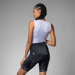 ALÉ Cyklistické kalhoty krátké bez laclu - STRADA 2.0 PR-E - černá/bílá