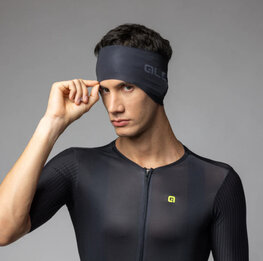 ALÉ Cyklistická čelenka - ACCESSORI FONDO - černá