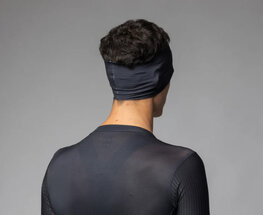 ALÉ Cyklistická čelenka - ACCESSORI FONDO - černá