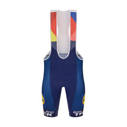 SANTINI Cyklistické kalhoty krátké s laclem - LIDL TREK 2025 - modrá