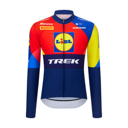 SANTINI Cyklistický dres s dlouhým rukávem zimní - LIDL TREK 2025 - vícebarevná