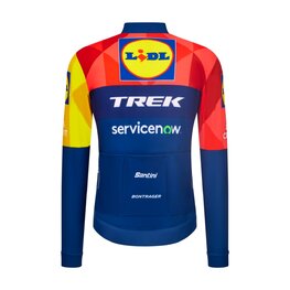 SANTINI Cyklistický dres s dlouhým rukávem letní - LIDL TREK - LONG-SLEEVE JERSEY