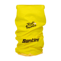 SANTINI Cyklistický nákrčník - TOUR DE FRANCE - NECK WARMER - žlutá