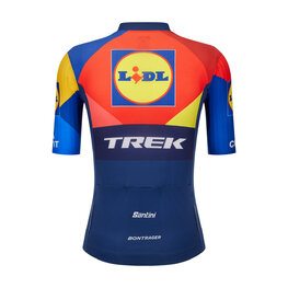 SANTINI Cyklistický dres s krátkým rukávem - LIDL TREK 2025 - vícebarevná