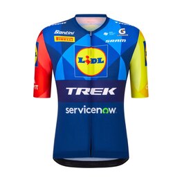 SANTINI Cyklistický dres s krátkým rukávem - LIDL TREK 2026 FAN LINE