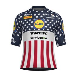 SANTINI Cyklistický dres s krátkým rukávem - LIDL TREK - JERSEY