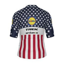 SANTINI Cyklistický dres s krátkým rukávem - LIDL TREK - JERSEY
