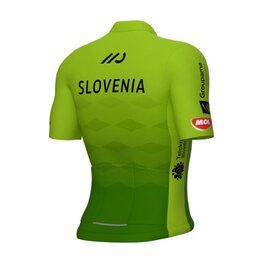 ALÉ Cyklistický dres s krátkým rukávem - SLOVENIAN FEDERATION PRIME 2024 - zelená