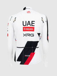 PISSEI Cyklistický dres s dlouhým rukávem letní - UAE TEAM EMIRATES - XRG 2026 REPLICA - bílá/červená/černá