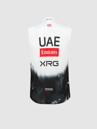 PISSEI Cyklistická vesta - UAE TEAM EMIRATES 2025 - bílá/černá