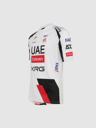 PISSEI Cyklistické triko s krátkým rukávem - UAE TEAM EMIRATES - XRG 2026  - bílá/černá/červená