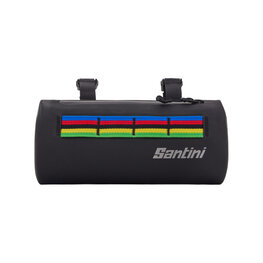 SANTINI Cyklistická taška - UCI WORLD CHAMPION HANDLEBAG - černá