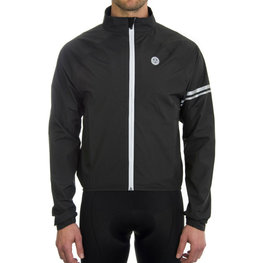 AGU Cyklistická zateplená bunda - ESSENTIAL RAIN - černá