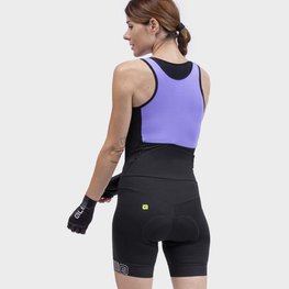 ALÉ Cyklistický overal - CLASSICO RL 2.0 LADY - černá/fialová