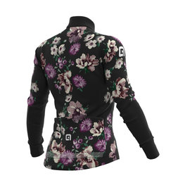 ALÉ Cyklistický dres s dlouhým rukávem zimní - FIORI LADY WINTER - černá
