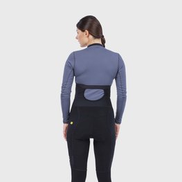 ALÉ Cyklistické kalhoty dlouhé s laclem - FUTURE WARM LADY - černá