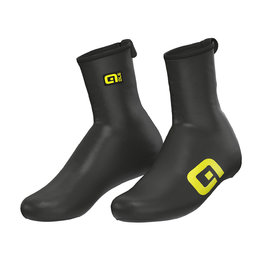 ALÉ Cyklistické návleky na tretry - PIOGGIA - černá/žlutá